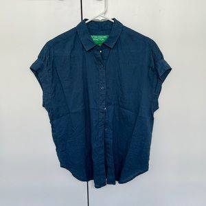 United colors of Benneton linen short sleeve